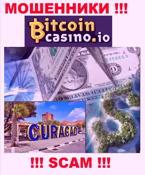 Bitcoin Casino беспрепятственно оставляют без денег, ведь зарегистрированы на территории - Кюрасао