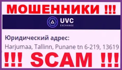 ЮВСЭксчендж - это мошенническая организация, которая пустила корни в оффшоре по адресу - Harjumaa, Tallinn, Punane tn 6-219, 13619