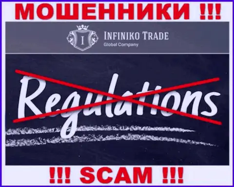 Infiniko Trade с легкостью похитят Ваши денежные средства, у них нет ни лицензии, ни регулятора