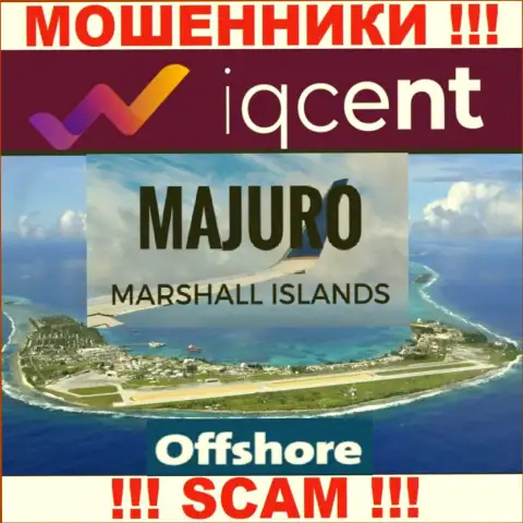 Регистрация I Q Cent на территории Majuro, Marshall Islands, помогает сливать людей