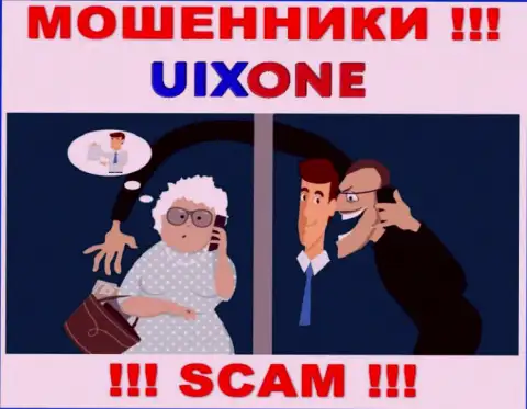 UixOne действует лишь на ввод средств, посему не нужно вестись на дополнительные финансовые вложения