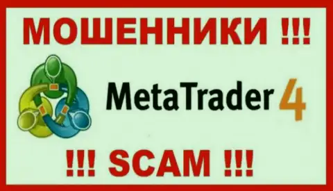 Лого МОШЕННИКА MetaTrader4 Com