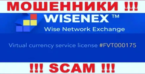 Будьте крайне бдительны, зная номер лицензии Wisen Ex с их web-сервиса, избежать противозаконных манипуляций не выйдет это МОШЕННИКИ !!!