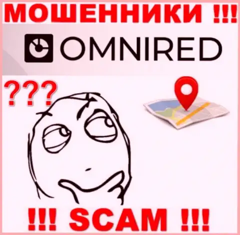 На интернет-ресурсе Omnired Org тщательно прячут данные относительно местоположения организации