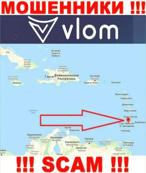 Организация Влом - это шулера, базируются на территории Saint Vincent and the Grenadines, а это офшорная зона
