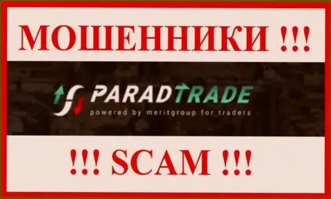 Логотип МОШЕННИКОВ Parad Trade