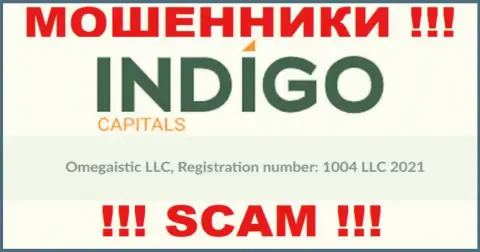 Номер регистрации еще одной жульнической компании Омегаистик ЛЛК - 1004 LLC 2021