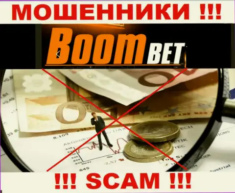Данные о регуляторе организации Boom Bet Pro не отыскать ни на их web-портале, ни в сети internet