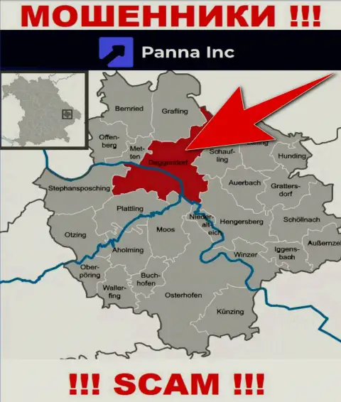 Panna Inc решили не разглашать о своем реальном адресе регистрации