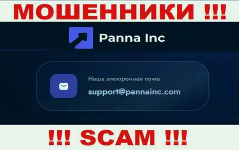 Довольно опасно контактировать с компанией Panna Inc, даже через е-майл - это матерые мошенники !!!