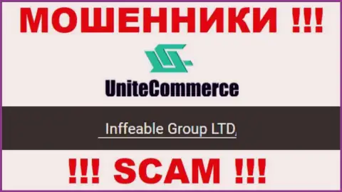 Владельцами Unite Commerce является контора - Inffeable Group LTD