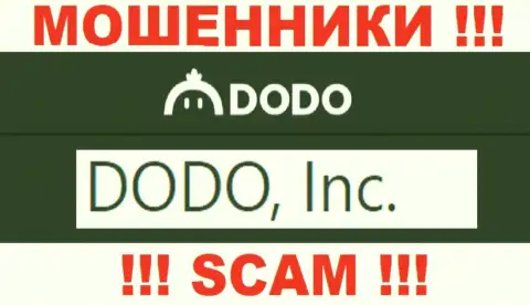 DodoEx - это интернет обманщики, а владеет ими DODO, Inc