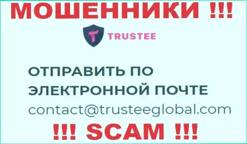 Не отправляйте сообщение на адрес электронного ящика ТрастиГлобал Ком - это internet мошенники, которые крадут денежные вложения клиентов