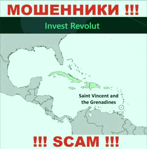 Invest Revolut пустили свои корни на территории - St. Vincent and the Grenadines, остерегайтесь взаимодействия с ними