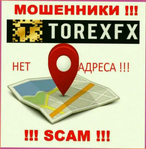 TorexFX не засветили свое местоположение, на их сайте нет информации о адресе регистрации